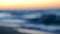 Background blur sea ocean waves