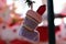 Background blurred image : Christmas socks for gifts