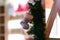 Background blurred image : Christmas socks for gifts