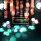 Background of blurry defocused bokeh lights