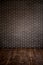 Background of a brick dark wall, tile texture with a smooth pattern.