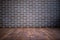 Background of a brick dark wall, tile texture with a smooth pattern.