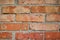 Background of brick old masonry wall texture