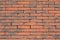 Background brick wall without cement joints