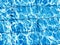 Background of bright blue clear water in the pool