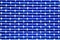 The background of bright blue mats, braided contrasting wavy white threads