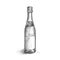 background champagne bottle ai generated