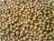 background of chickpeas (Cicer arietinum) a legume source of starch, protein, fiber. Overhead shot