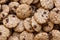 Background of chocolate chip cookies cereal.