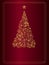Background Christmas decorate red color.