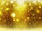 Background christmas gold yellow snow stars decorations blur illustration new year