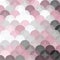 Background Circles Pattern with Transparent Pink and Grey Shades