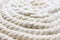 Background circular texture white rope