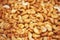 Background from Close up of pile of cashew nut