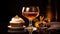 background cognac whiskey drink dessert