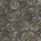 Background of coins. Quarter dollar. Seamless