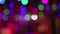 Background colored circles alternately change color. Green, red and purple Color, blurred, bokeh lights background.