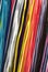 Background of colored shoe laces