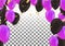 Background Colored Streamers, Confetti & Balloons