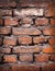 Background of colorful brick wall texture. brickwork.