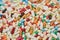 Background of colorful drugs and pills