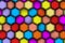 Background of colorist and big hexagons with relief and shadows,