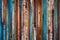 A background of colourful wooden boards in vintage look