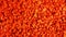 Background composed of small orange pebbles