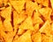 Background of corn tortillas or nachos