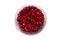 Background of cranberry.Forest berry cranberry.