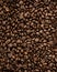 Background of a Crunchy brown coffee beans