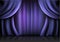 Background curtain stage.