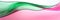 Background of curved acrylic or plastic, pink and green color. With Generative AI technology