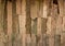 Background of decay wood on old cottage wall surface