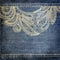 Background denim texture with lace pattern