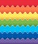 Background design with rainbow wavy lines