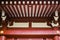 Background with details of Japanese traditional structures of wooden roofs