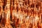 Background details of the sandstone Hoodoo rocks of Bryce Canyon National Park, USA