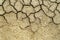 Background - dried cracked saline soil