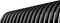 A background of an Elegant and Modern 3D Rendering image of a dark grey isolated carbon fiber cable with bending curves