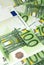 Background of euro banknotes