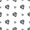 Background fashion diamond style pixel art seamless pattern.