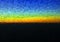 background field with rainbow sky sunset pixel from video game screen, lego minecraft style