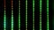 Background Flashing multicolored lights that are arranged in vertical lines flash and flash.