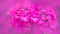 Background Flower Geranium. Garden flowers. A bouquet of pink flowers blur. Full frame, Digital painting. Geranium pink