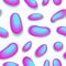 Background with fluid vibrant shapes. Seamless lava lamp pattern with blurred gradients