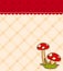 background with fly-agaric