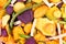 Background food texture of healthy veggie chips