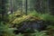 background forest dense dark siberia nature krasnoyarsk park national stolby summer taiga siberian forest moss green overgrown