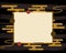 Background frame of golden japanese style